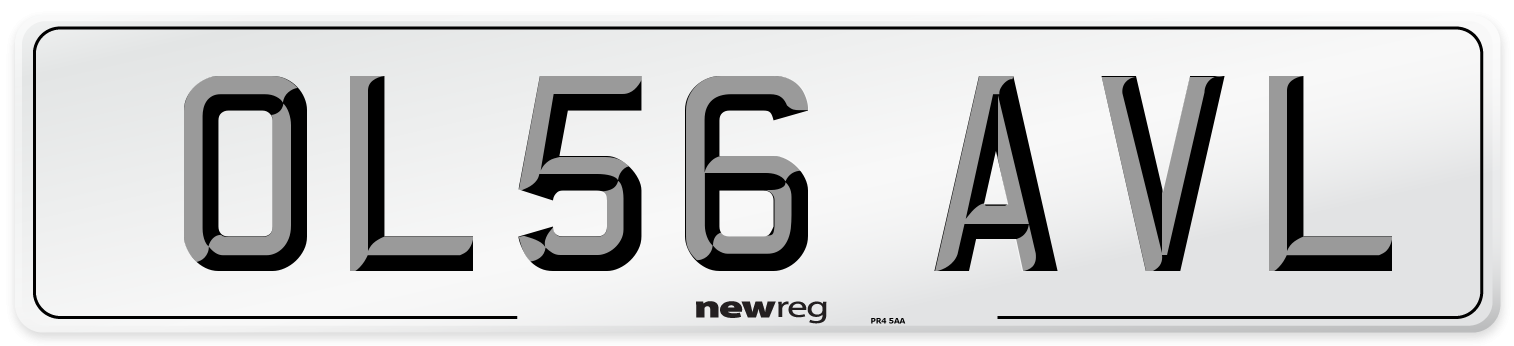 OL56 AVL Number Plate from New Reg
